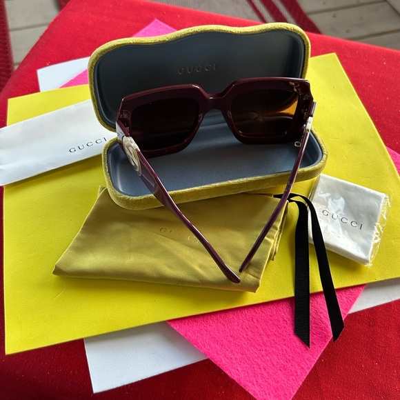 GUCCI Authentic BIG OVERSIZED GG Luxury Sunglasses - Picture 9 of 10